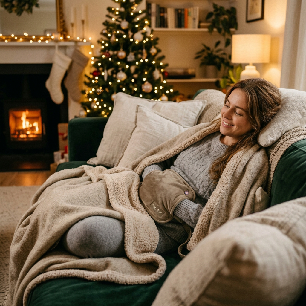 Poche Chauffante CozyHeat – mains dans la poche